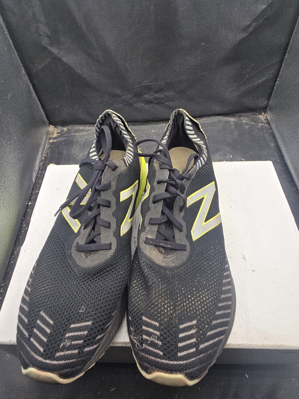 New Balance Black Neon Yellow Running‎ Shoes